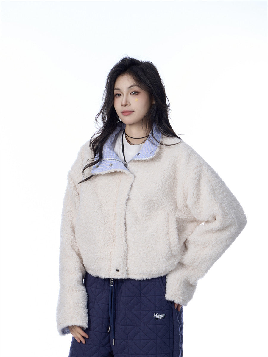 GKIKZ FOCUS STORM REVERSIBLE LAMBWOOL JACKET