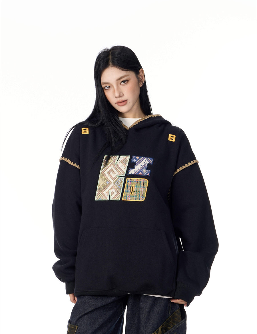 GKIKZ B-KID BLOCK OVERSIZED HOODIES