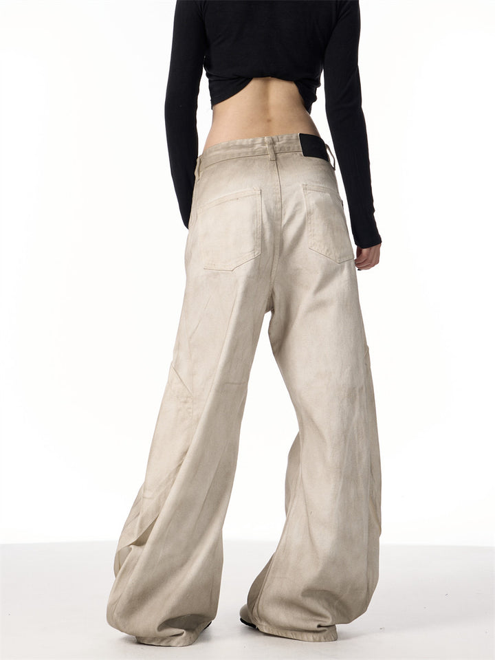 GKIKZ SAHARA DRIFTERS WIDE-LEG MACHETE JEANS