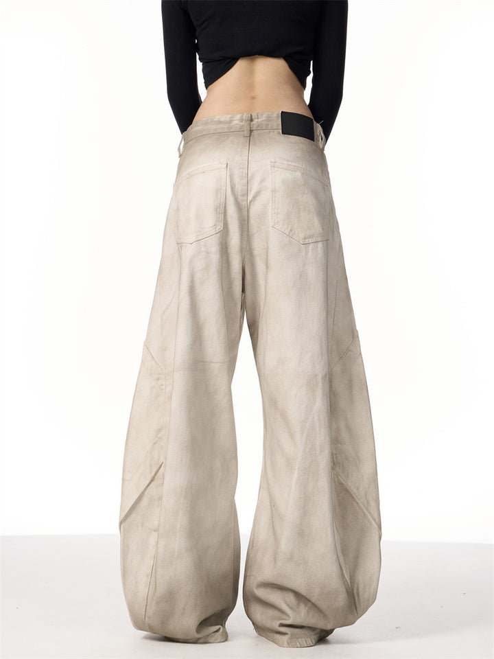 GKIKZ SAHARA DRIFTERS WIDE-LEG MACHETE JEANS