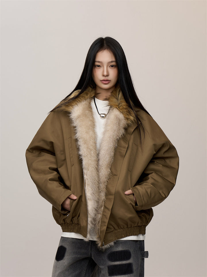 [CHRISTMAS SPECIAL] GKIKZ ARCTIC LUXE FURRY THICK JACKET