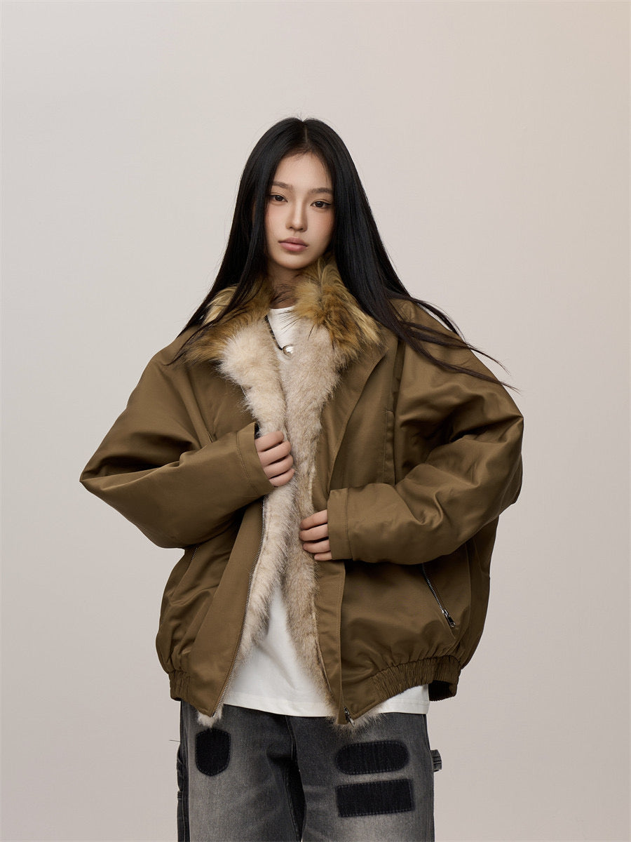 [CHRISTMAS SPECIAL] GKIKZ ARCTIC LUXE FURRY THICK JACKET