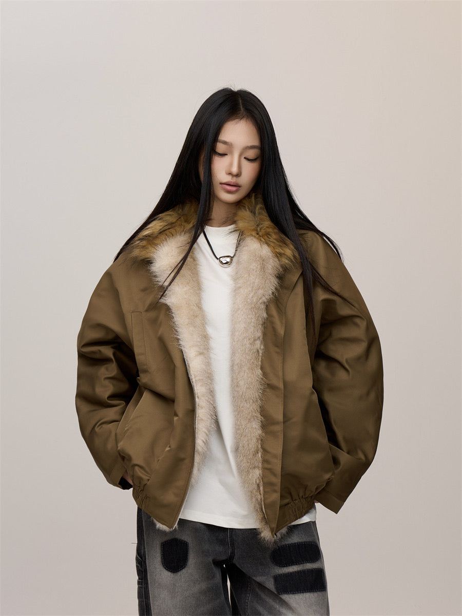 [CHRISTMAS SPECIAL] GKIKZ ARCTIC LUXE FURRY THICK JACKET