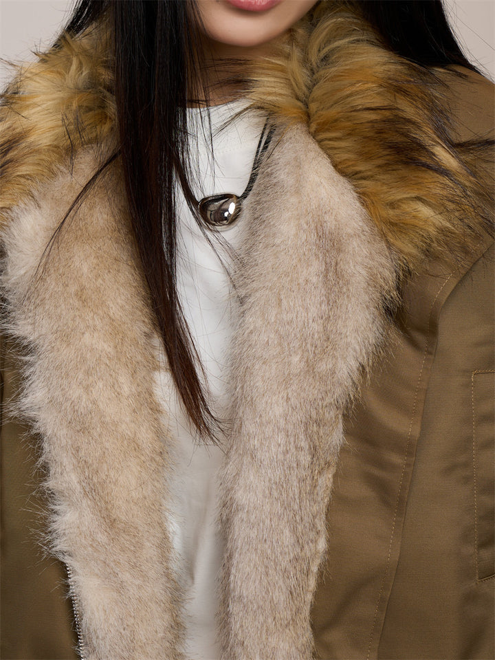 [CHRISTMAS SPECIAL] GKIKZ ARCTIC LUXE FURRY THICK JACKET