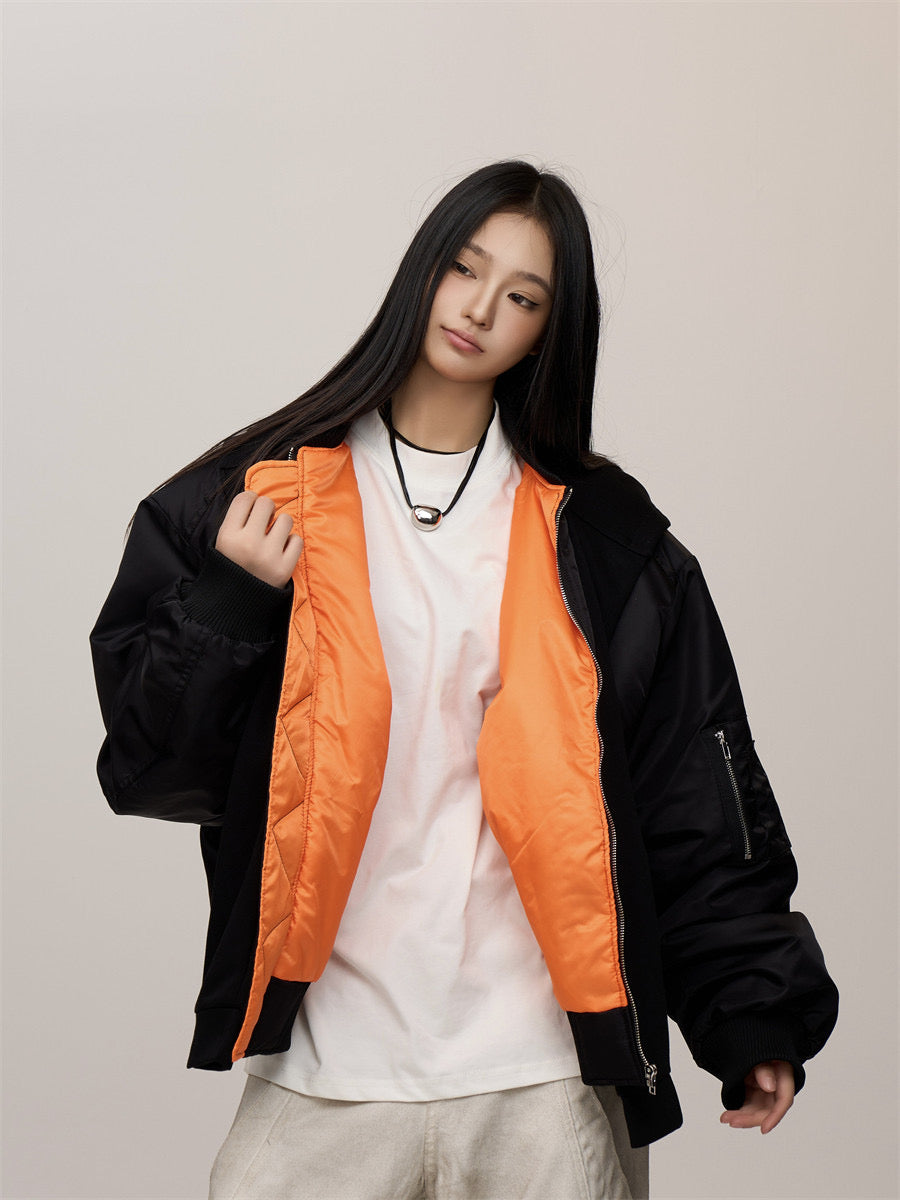 [CHRISTMAS SPECIAL] GKIKZ HOOD FALSE SLEEVES HIGH-END THICK JACKET