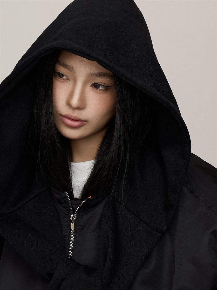 [CHRISTMAS SPECIAL] GKIKZ HOOD FALSE SLEEVES HIGH-END THICK JACKET