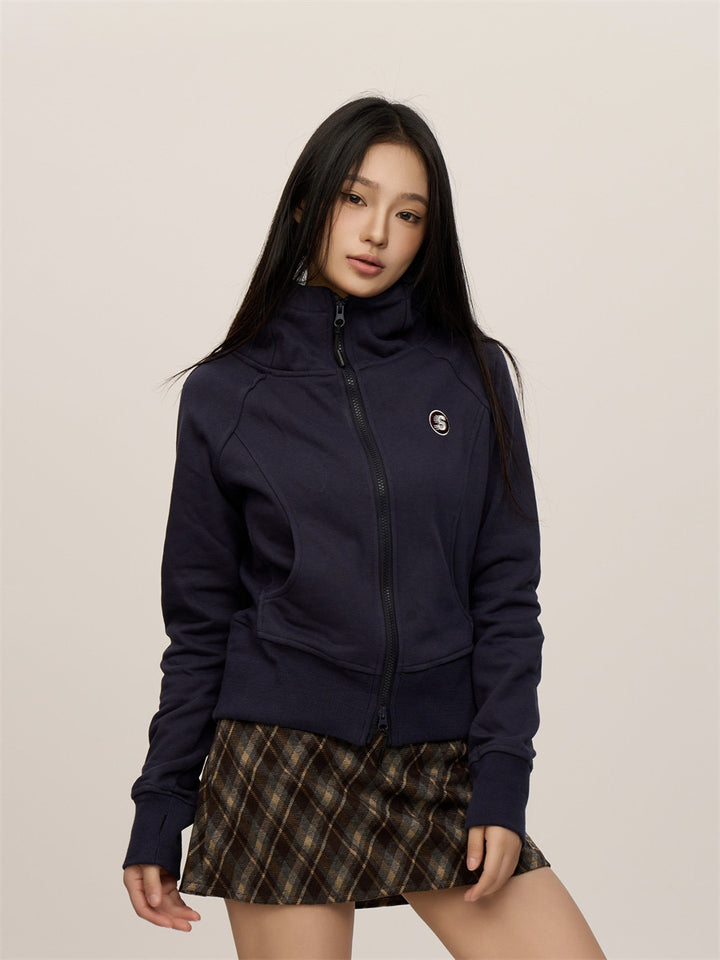 [CHRISTMAS SPECIAL] GKIKZ COZY CORE BLOCK CARDIGAN ZIPPER JACKET