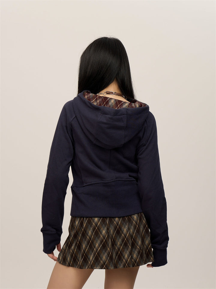 [CHRISTMAS SPECIAL] GKIKZ COZY CORE BLOCK CARDIGAN ZIPPER JACKET