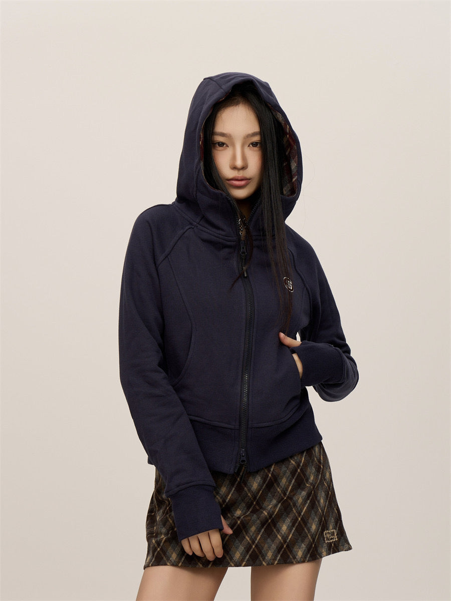 [CHRISTMAS SPECIAL] GKIKZ COZY CORE BLOCK CARDIGAN ZIPPER JACKET