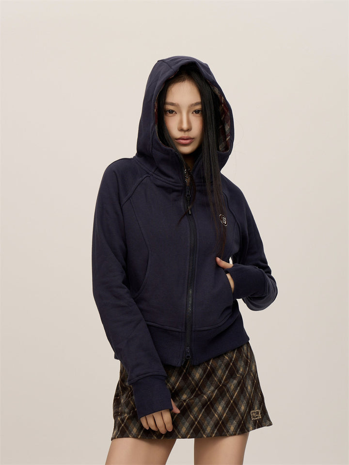 [CHRISTMAS SPECIAL] GKIKZ COZY CORE BLOCK CARDIGAN ZIPPER JACKET