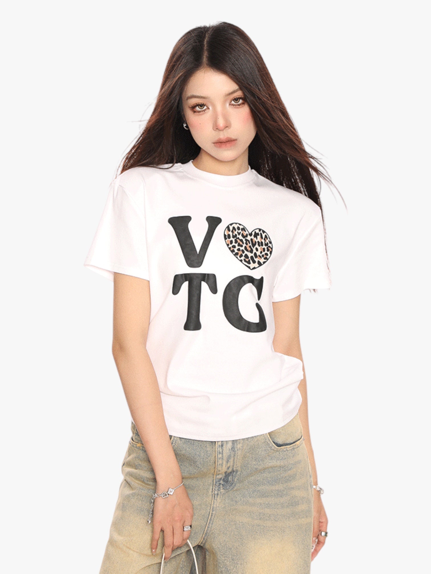 [25SS NEW ARRIVAL] GKIKZ VTG GRAPHIC BREATHABLE SHORT-SLEEVE TEES