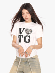[25SS NEW ARRIVAL] GKIKZ VTG GRAPHIC BREATHABLE SHORT-SLEEVE TEES