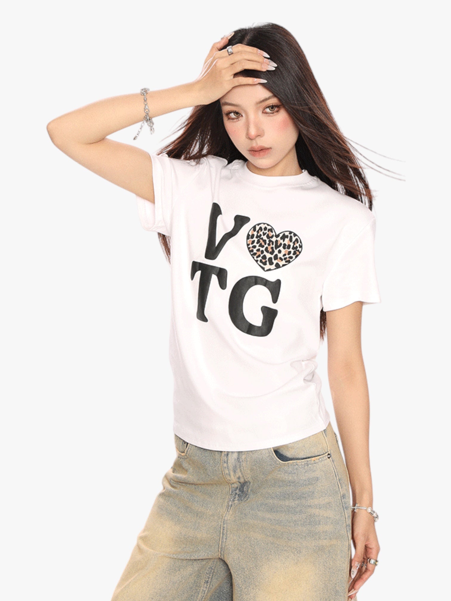 [25SS NEW ARRIVAL] GKIKZ VTG GRAPHIC BREATHABLE SHORT-SLEEVE TEES