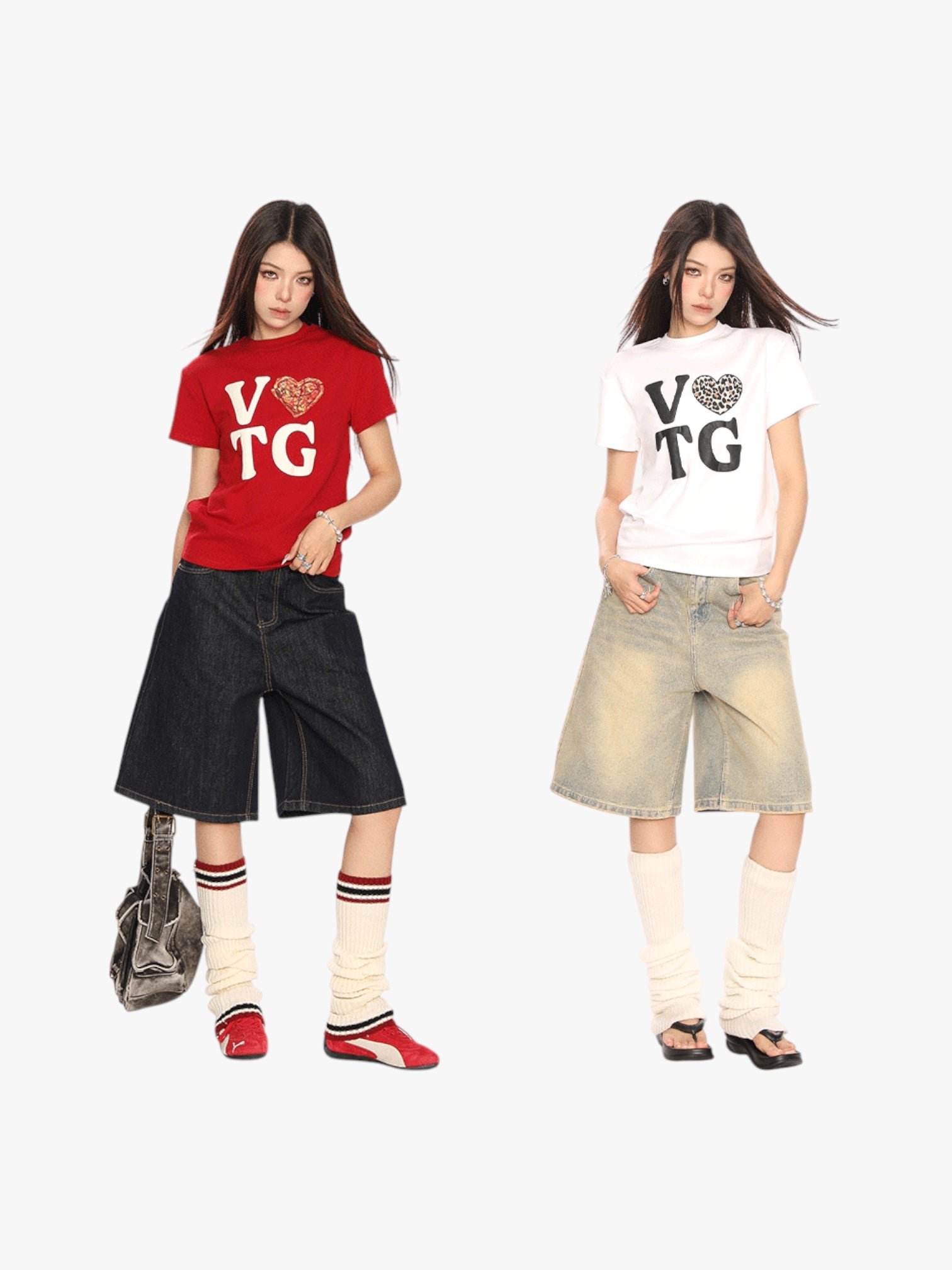[25SS NEW ARRIVAL] GKIKZ VTG GRAPHIC BREATHABLE SHORT-SLEEVE TEES