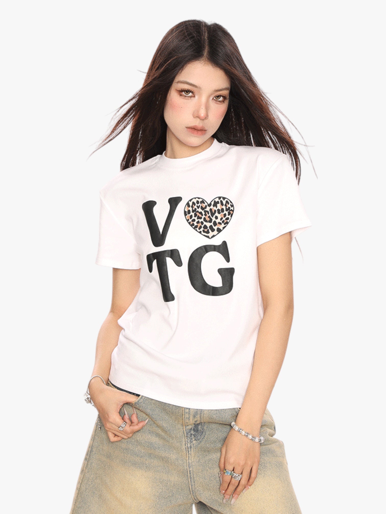[25SS NEW ARRIVAL] GKIKZ VTG GRAPHIC BREATHABLE SHORT-SLEEVE TEES
