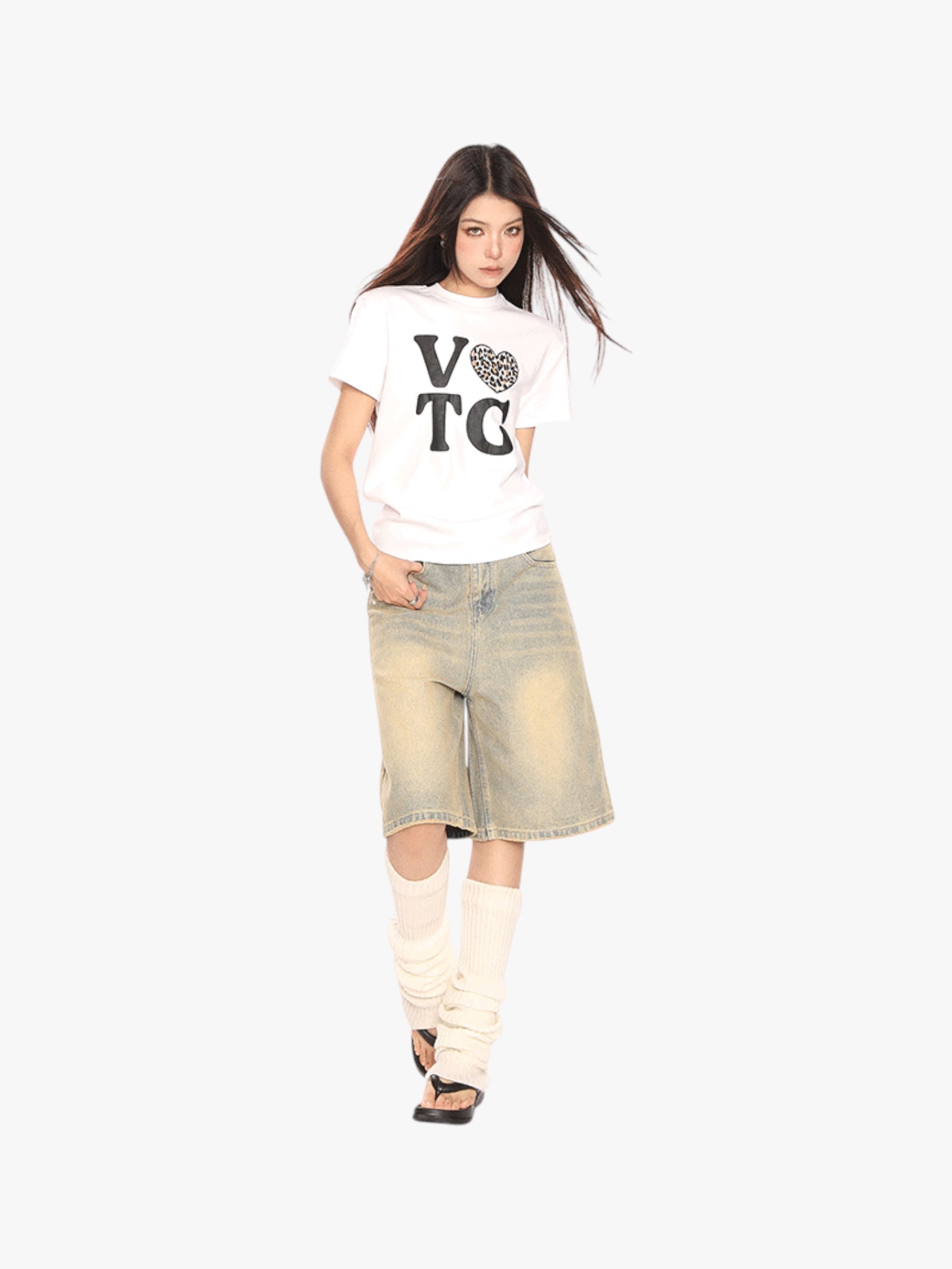 [25SS NEW ARRIVAL] GKIKZ VTG GRAPHIC BREATHABLE SHORT-SLEEVE TEES
