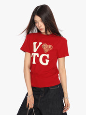 [25SS NEW ARRIVAL] GKIKZ VTG GRAPHIC BREATHABLE SHORT-SLEEVE TEES