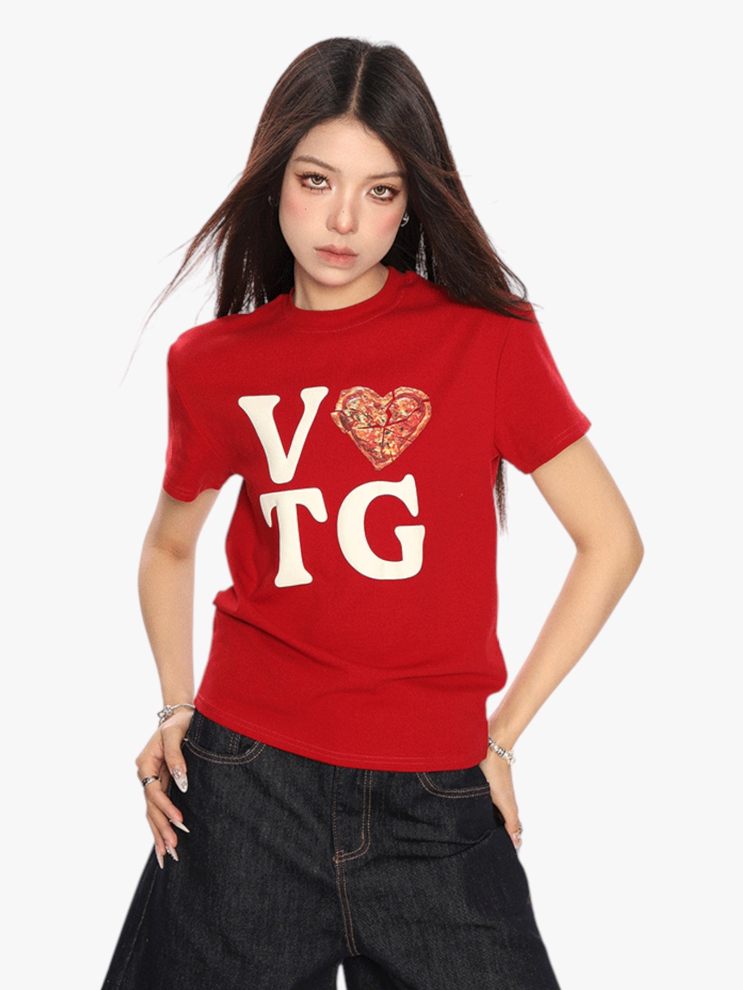 [25SS NEW ARRIVAL] GKIKZ VTG GRAPHIC BREATHABLE SHORT-SLEEVE TEES