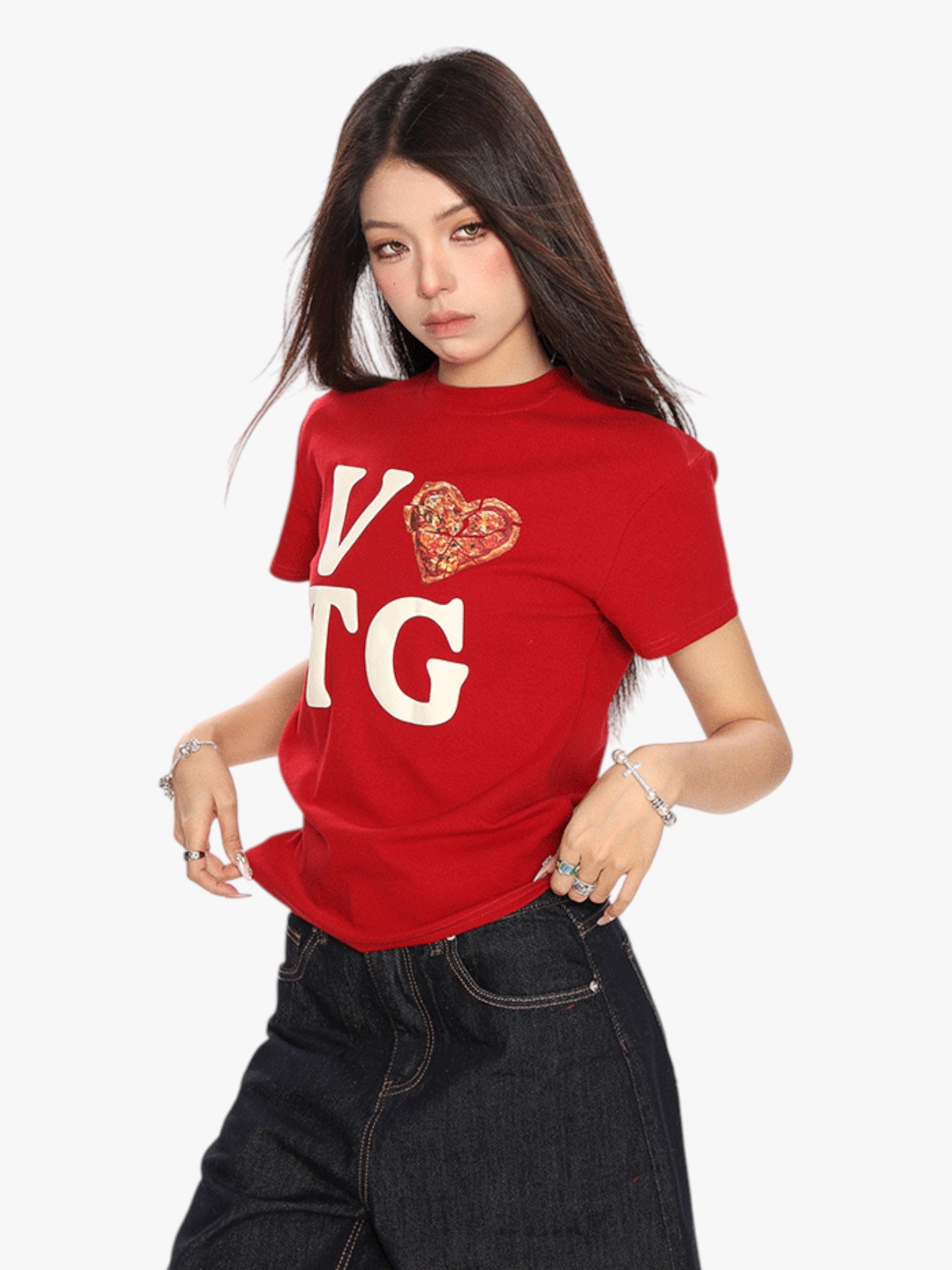 [25SS NEW ARRIVAL] GKIKZ VTG GRAPHIC BREATHABLE SHORT-SLEEVE TEES