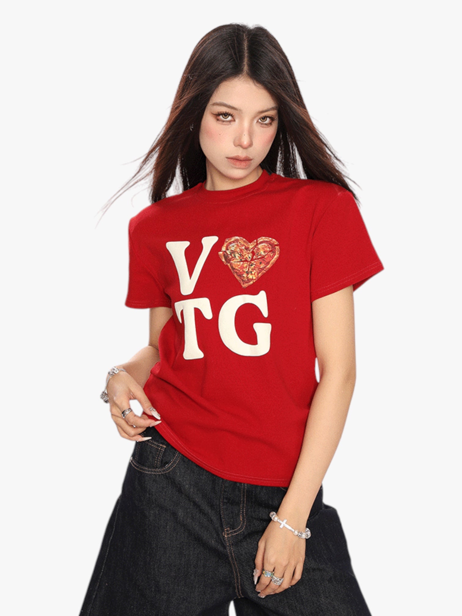 [25SS NEW ARRIVAL] GKIKZ VTG GRAPHIC BREATHABLE SHORT-SLEEVE TEES