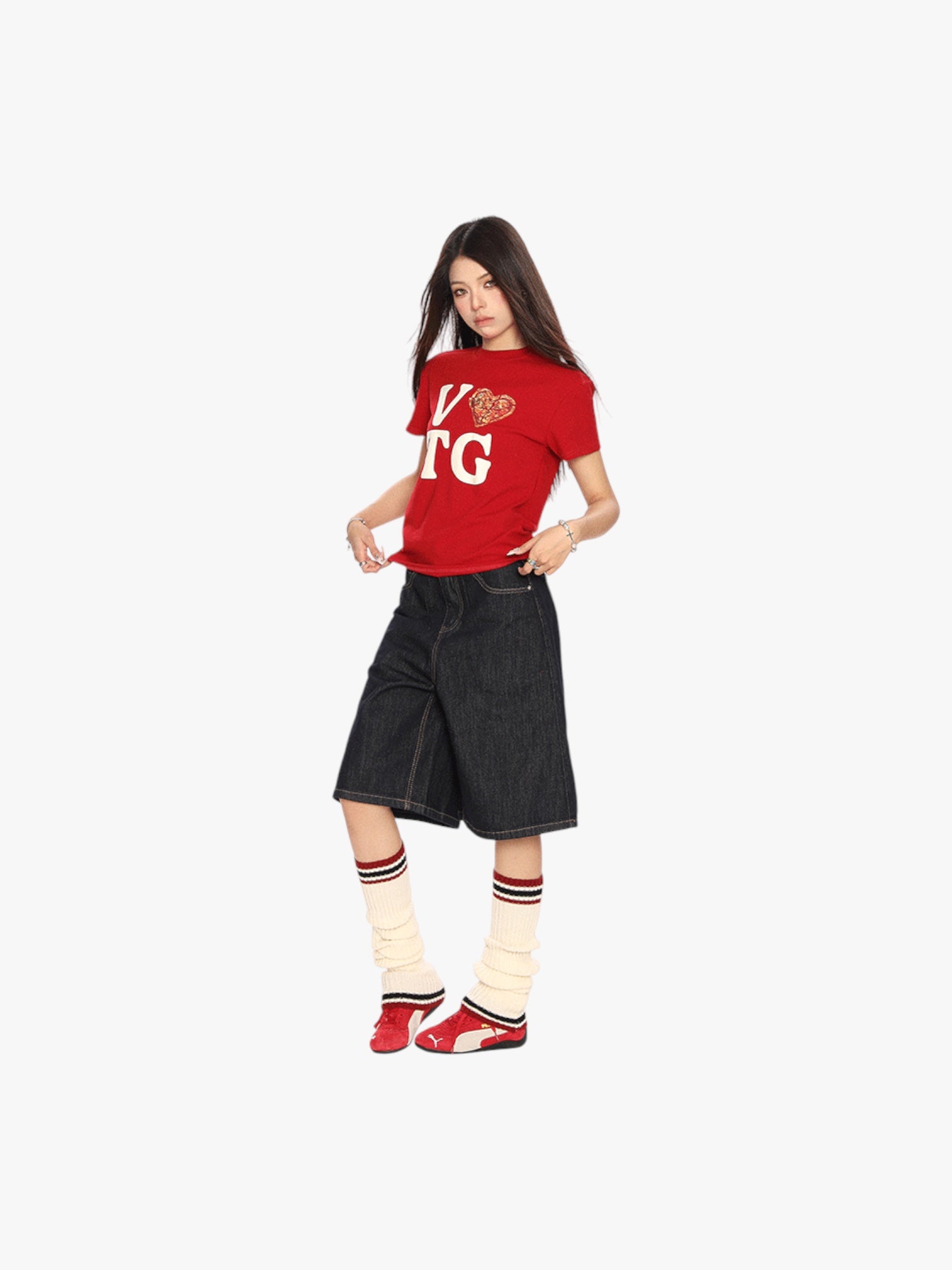 [25SS NEW ARRIVAL] GKIKZ VTG GRAPHIC BREATHABLE SHORT-SLEEVE TEES