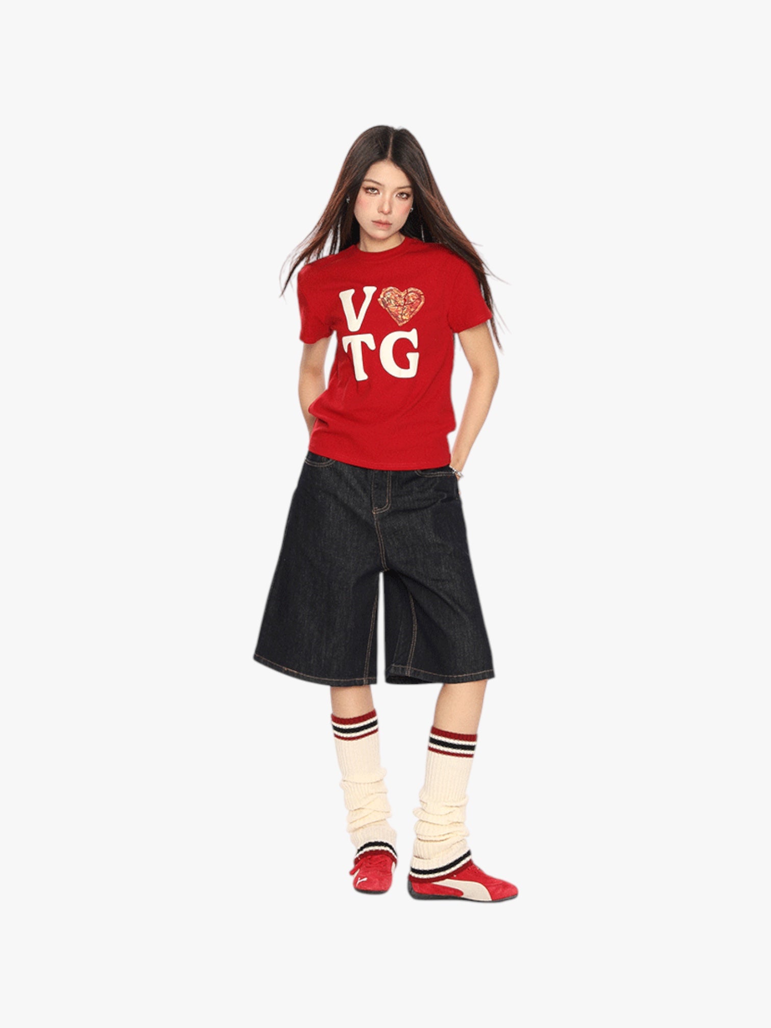 [25SS NEW ARRIVAL] GKIKZ VTG GRAPHIC BREATHABLE SHORT-SLEEVE TEES