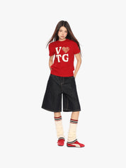 [25SS NEW ARRIVAL] GKIKZ VTG GRAPHIC BREATHABLE SHORT-SLEEVE TEES