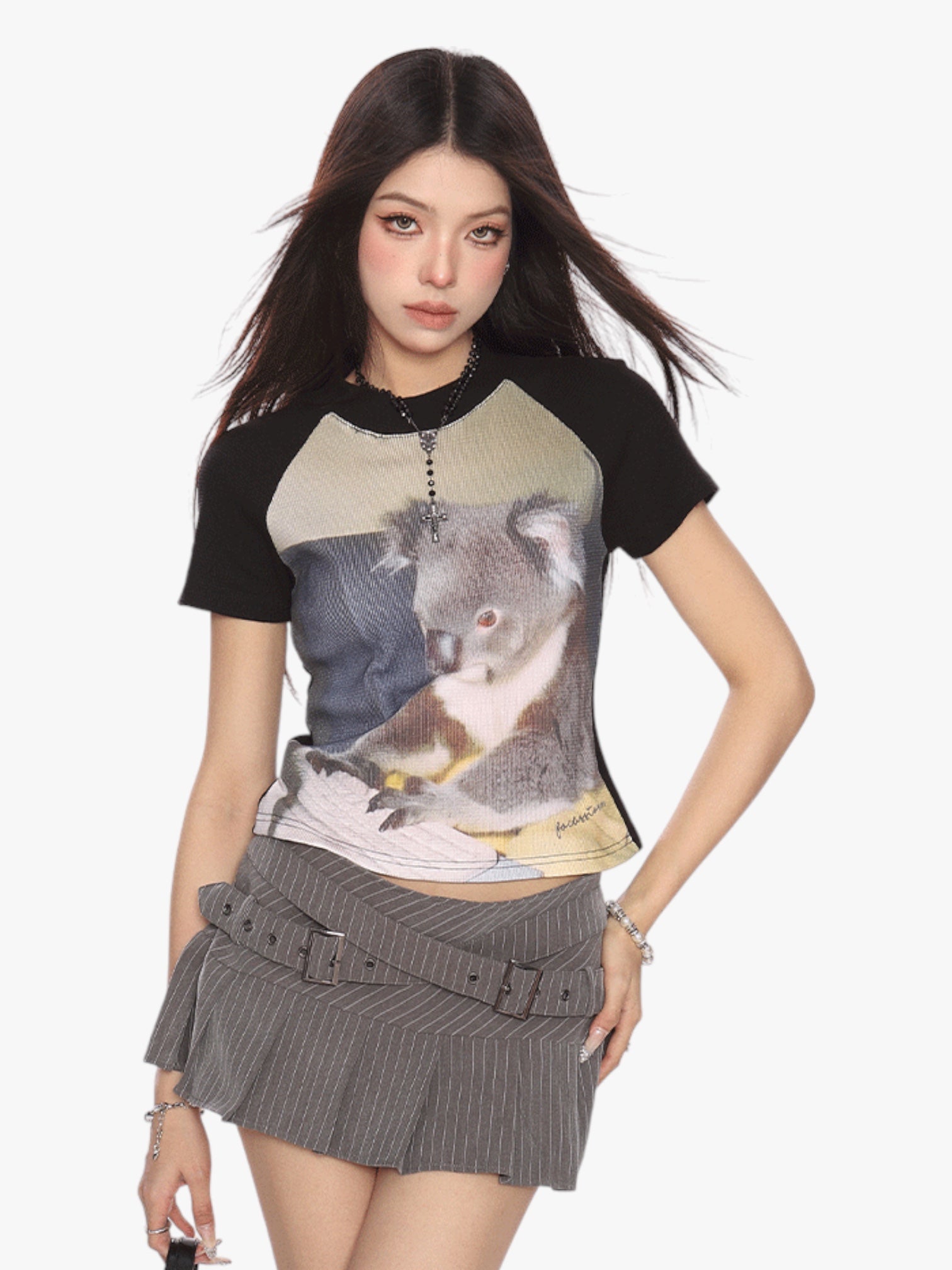 [25SS NEW ARRIVAL] GKIKZ KOALA VINTAGE RAGLAN TEES