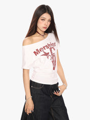 [25SS NEW ARRIVAL] GKIKZ MERSHEIR 6 OFF-SHOULDER TEES
