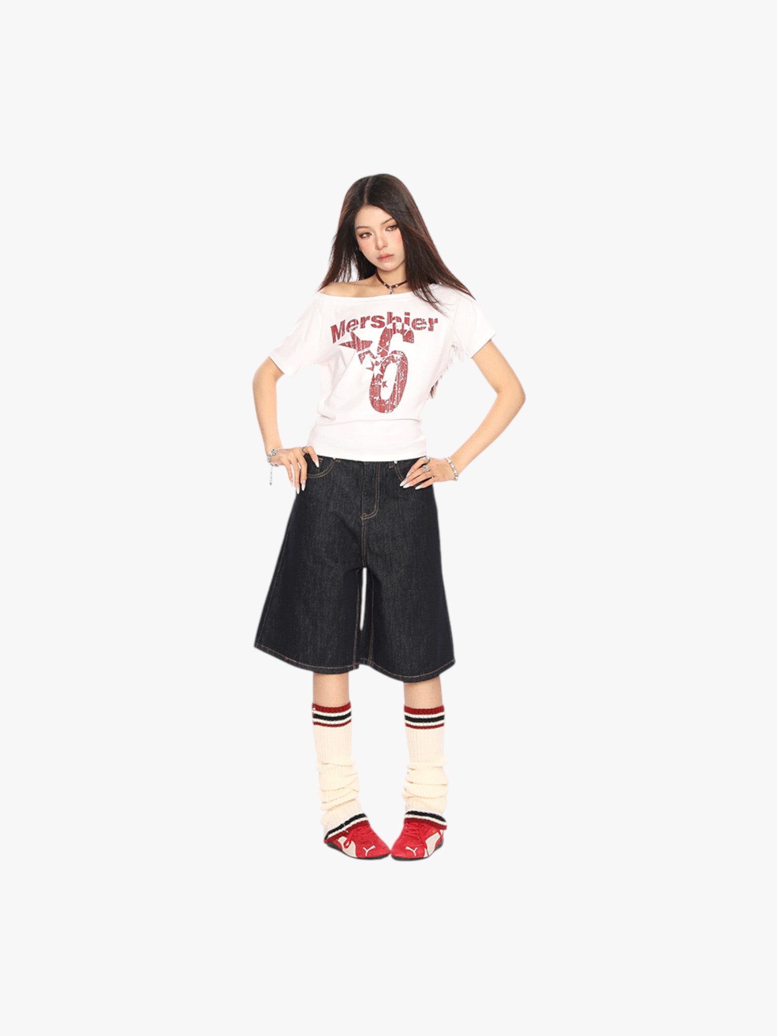 [25SS NEW ARRIVAL] GKIKZ MERSHEIR 6 OFF-SHOULDER TEES