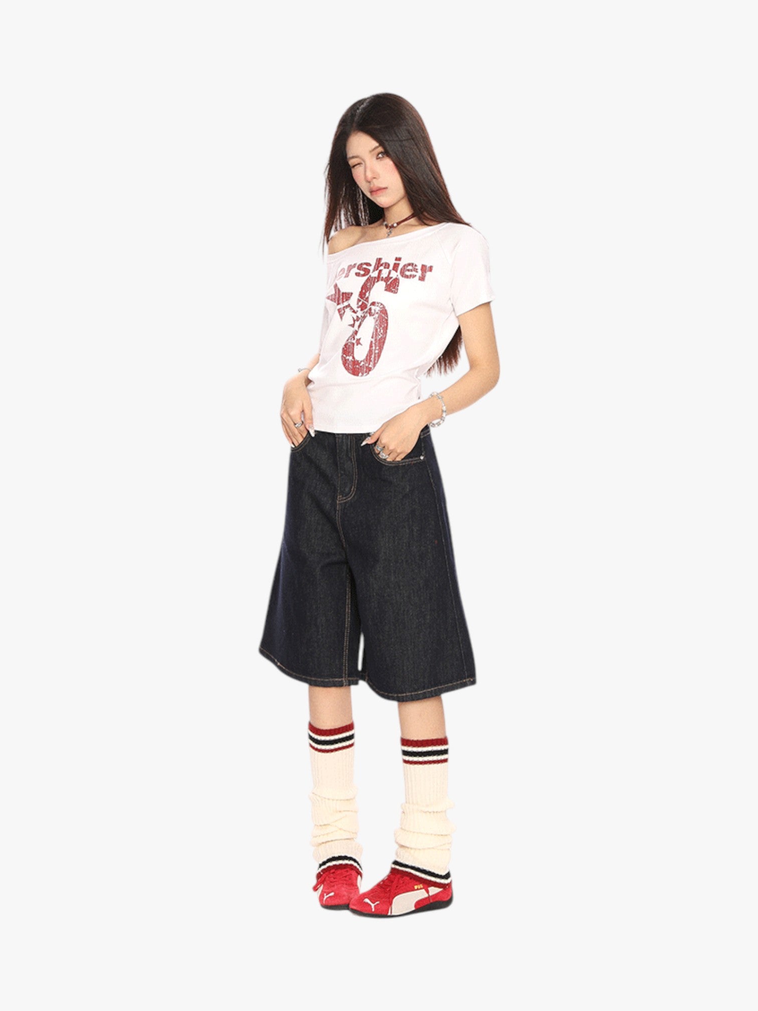 [25SS NEW ARRIVAL] GKIKZ MERSHEIR 6 OFF-SHOULDER TEES