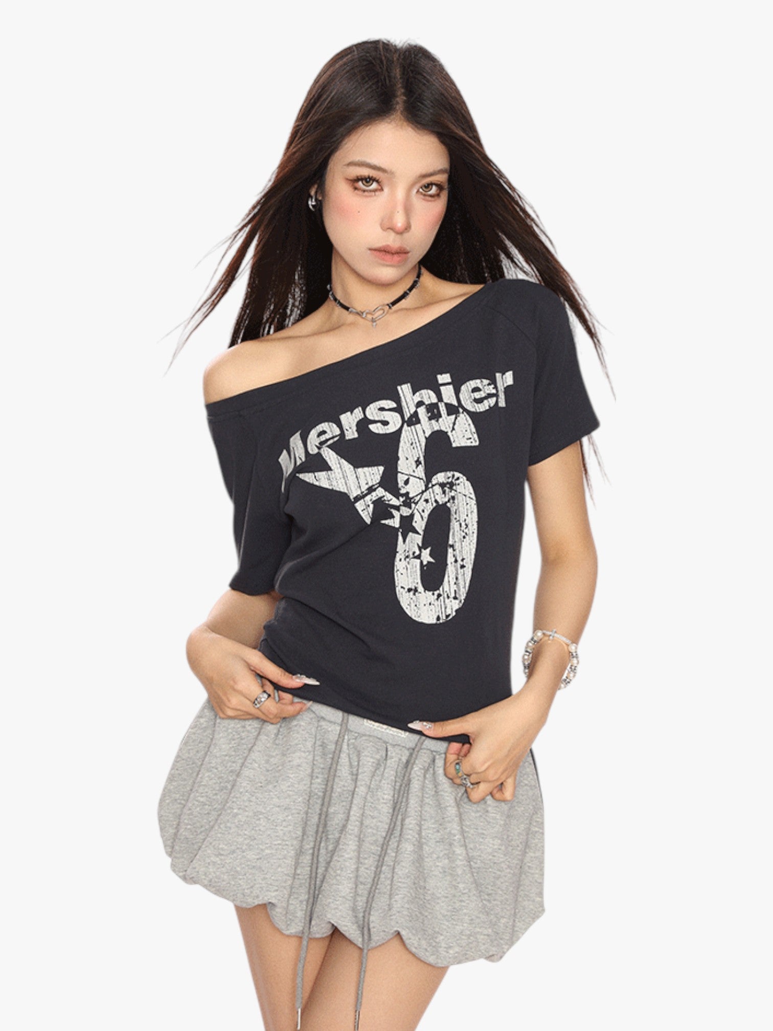 [25SS NEW ARRIVAL] GKIKZ MERSHEIR 6 OFF-SHOULDER TEES