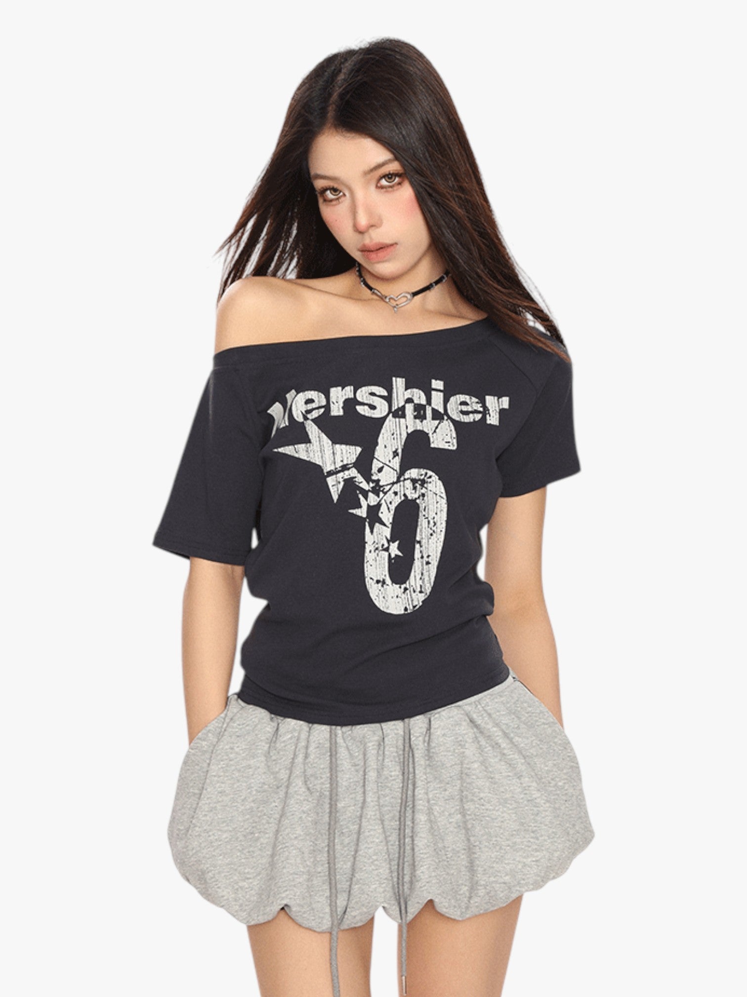 [25SS NEW ARRIVAL] GKIKZ MERSHEIR 6 OFF-SHOULDER TEES