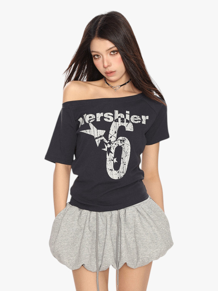 GKIKZ MERSHEIR 6 OFF-SHOULDER TEES