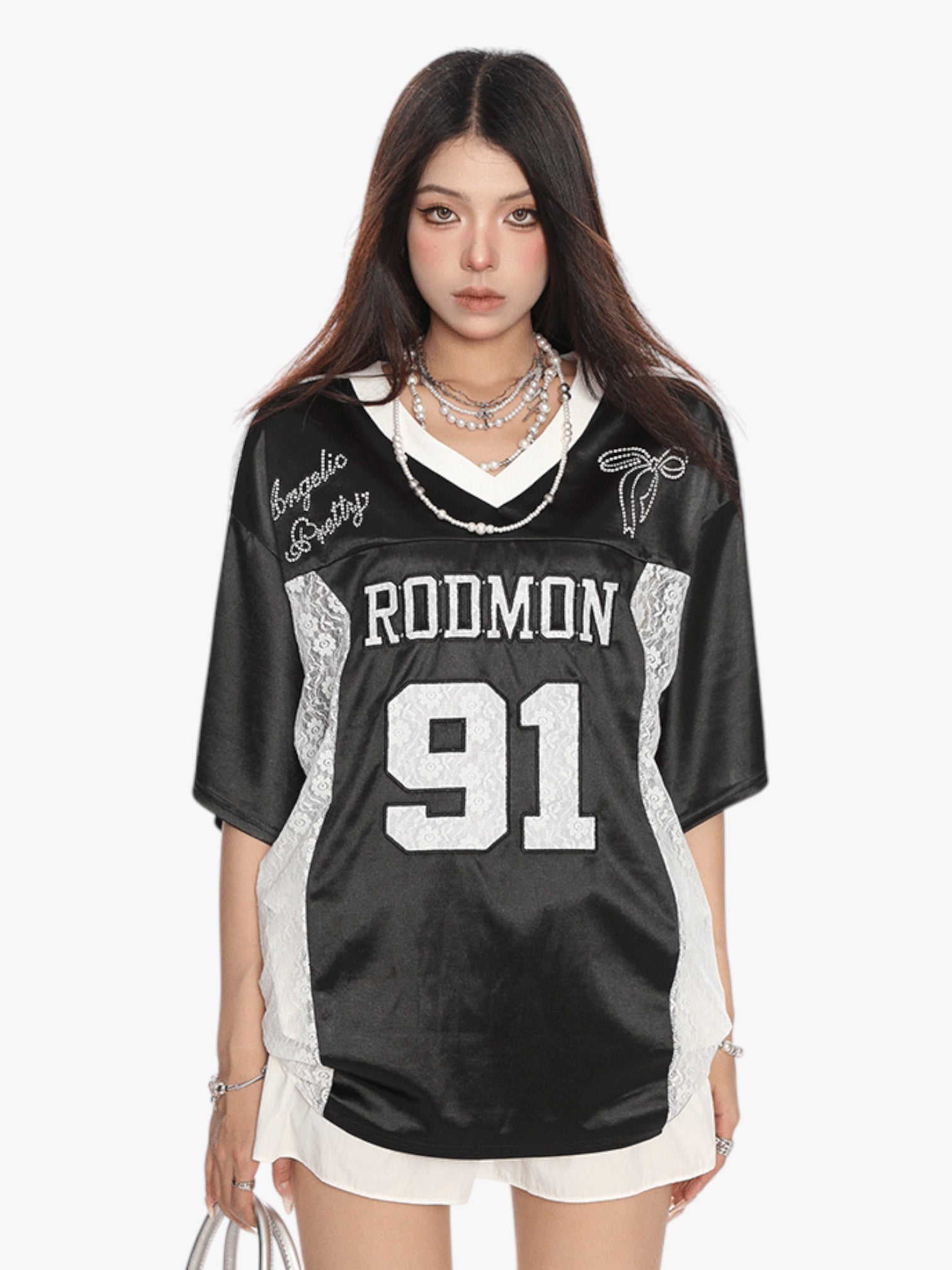 [25SS NEW ARRIVAL] GKIKZ "RODMON 91" OVERSIZED JERSEY