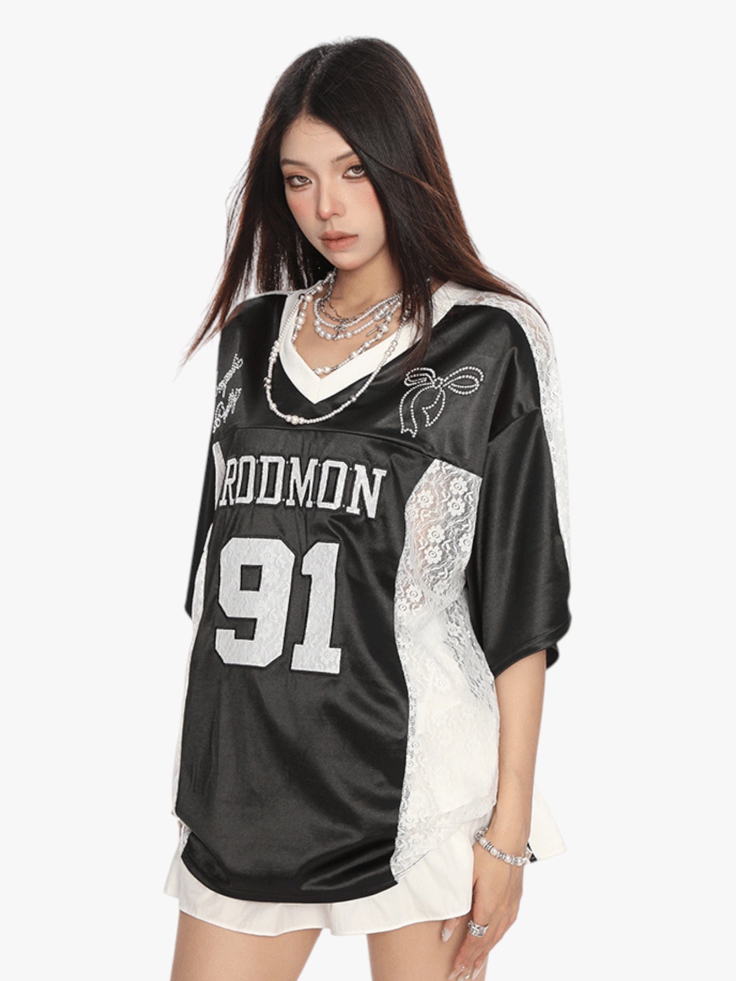 [25SS NEW ARRIVAL] GKIKZ "RODMON 91" OVERSIZED JERSEY