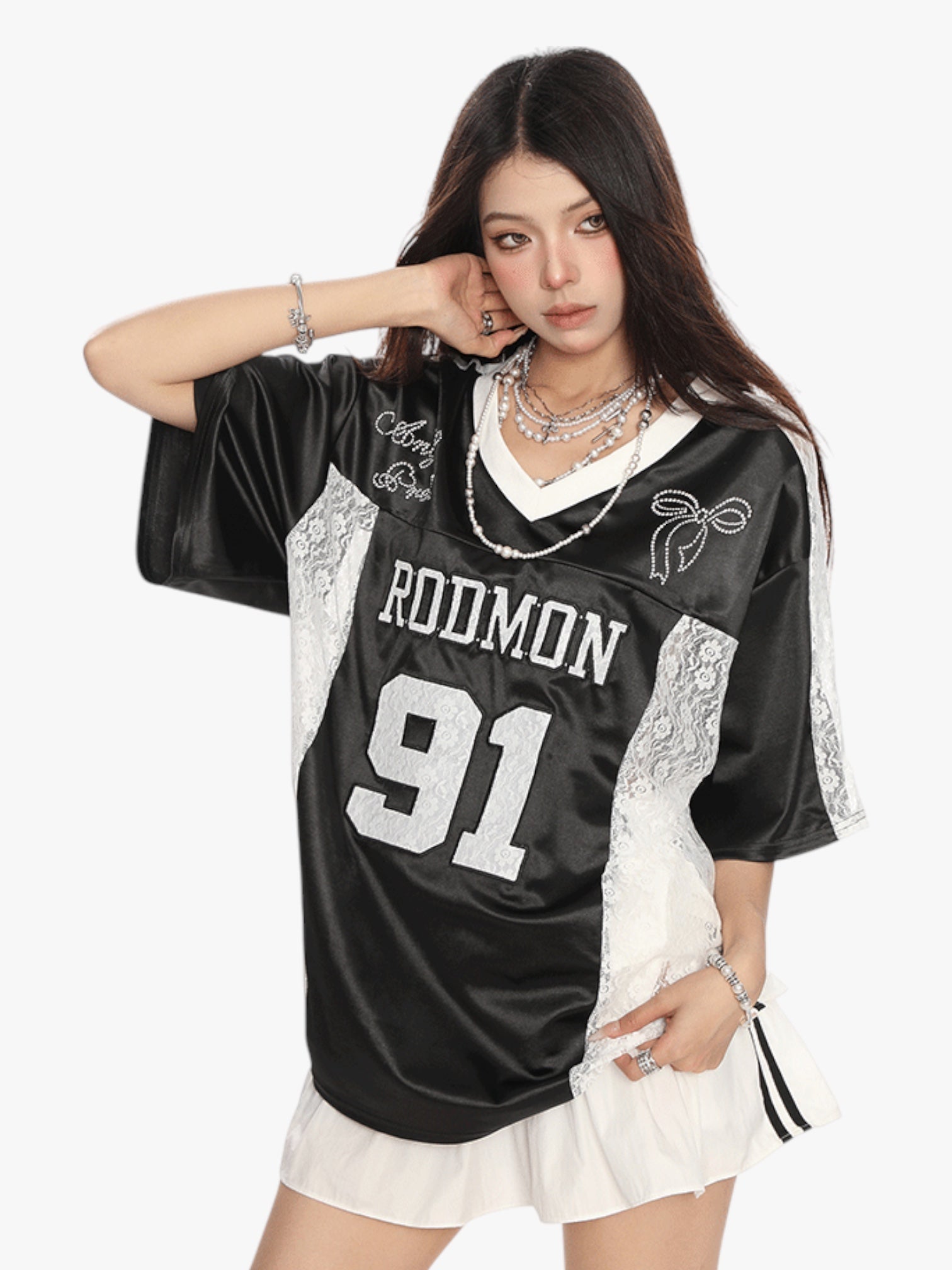 [25SS NEW ARRIVAL] GKIKZ "RODMON 91" OVERSIZED JERSEY