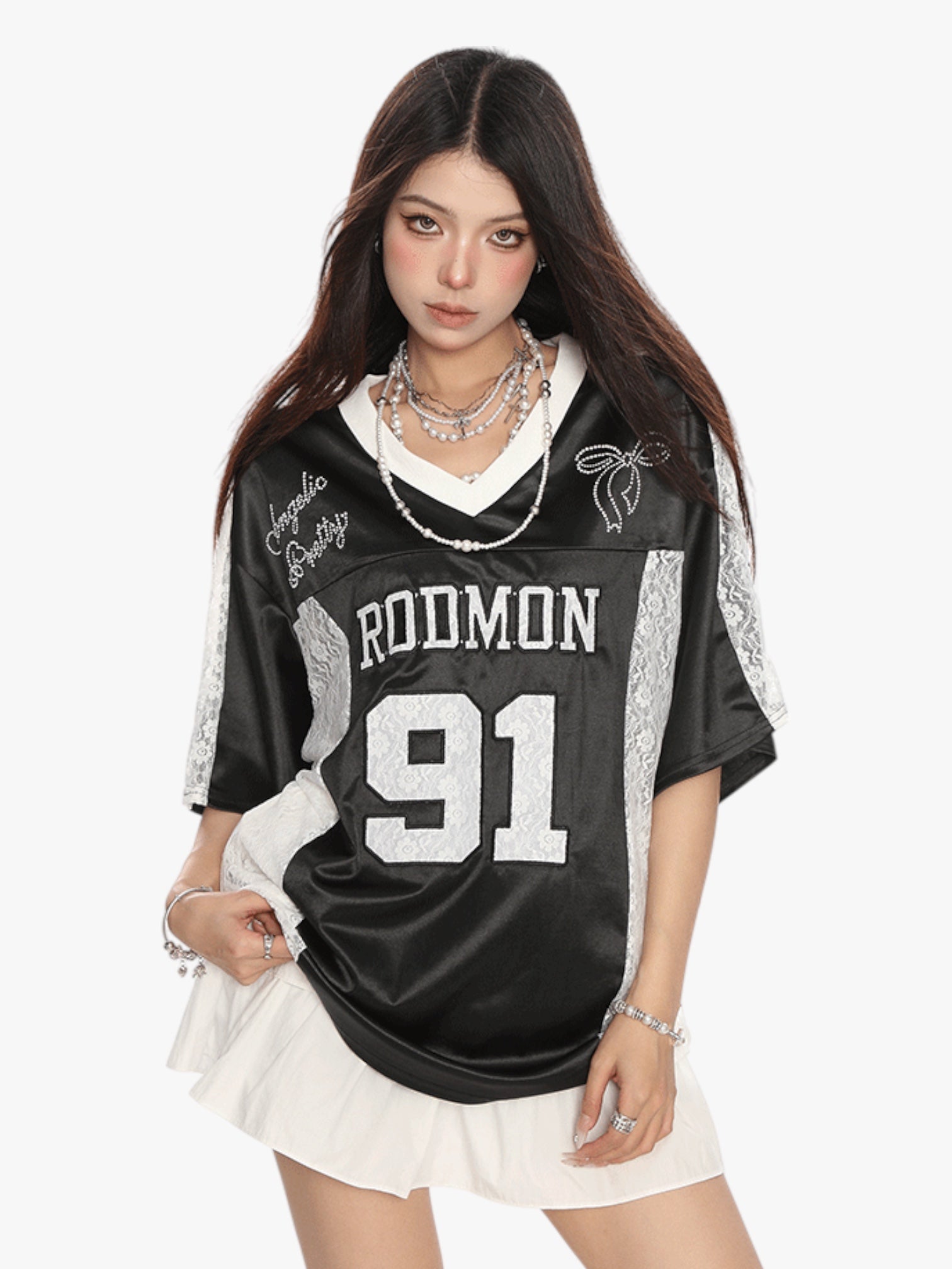 [25SS NEW ARRIVAL] GKIKZ "RODMON 91" OVERSIZED JERSEY