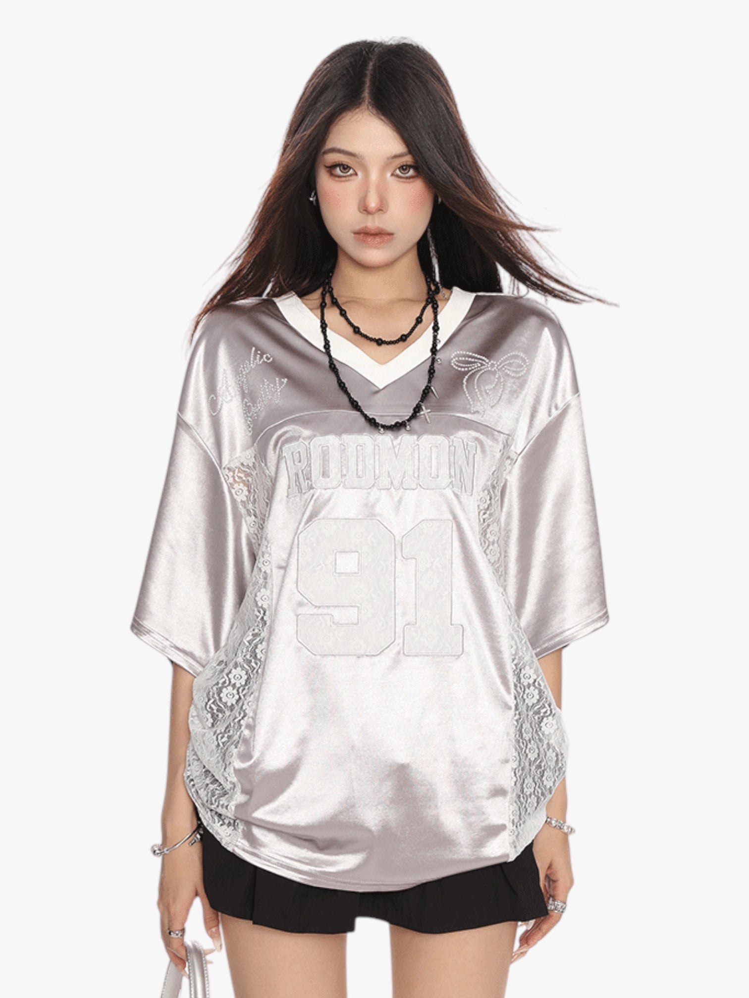 [25SS NEW ARRIVAL] GKIKZ "RODMON 91" OVERSIZED JERSEY