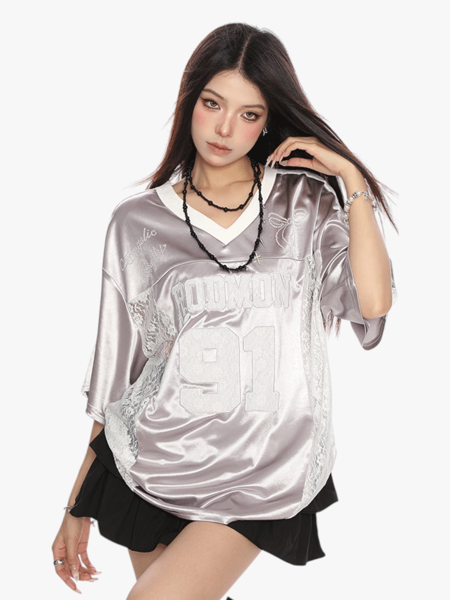 [25SS NEW ARRIVAL] GKIKZ "RODMON 91" OVERSIZED JERSEY