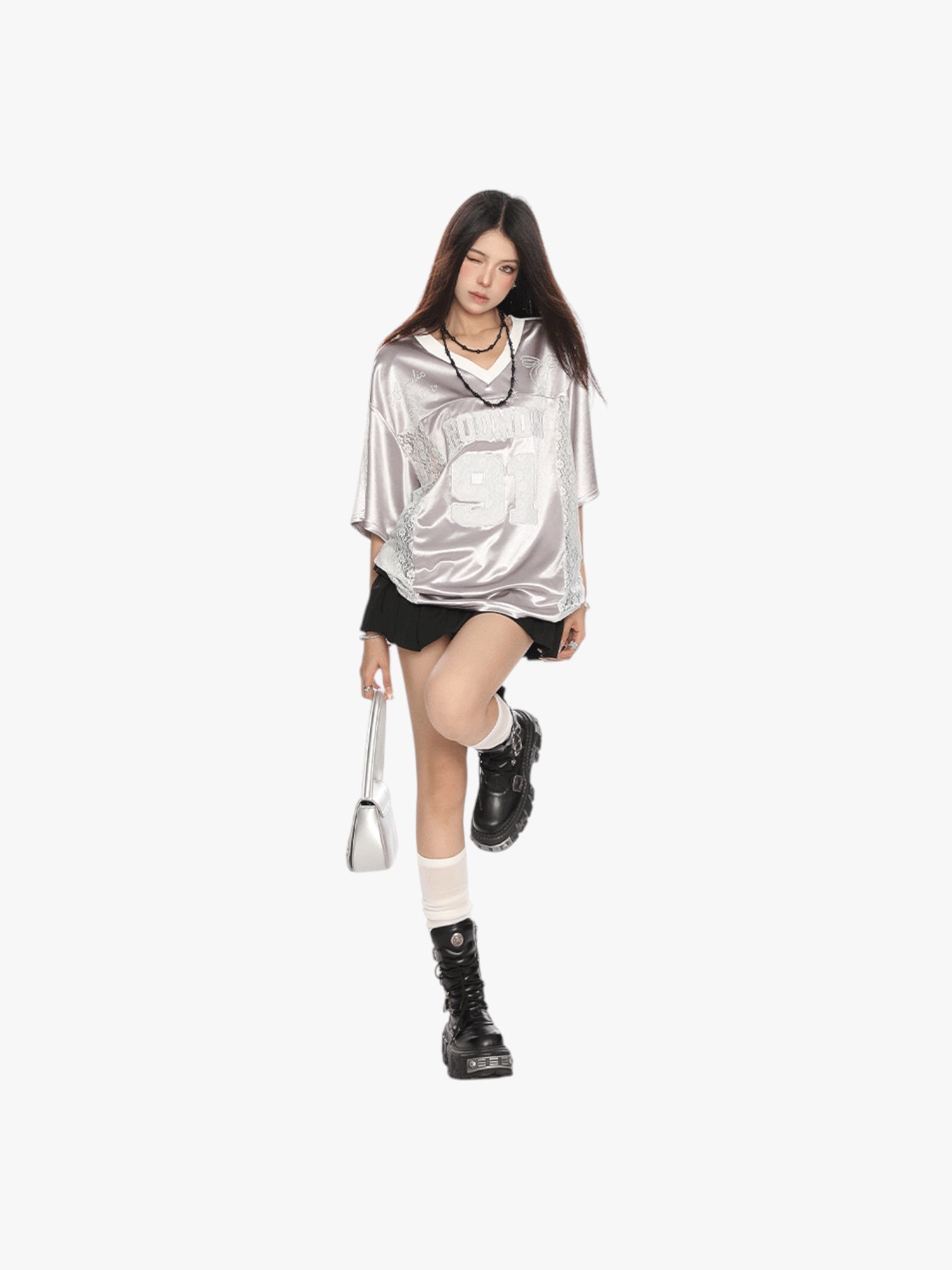 [25SS NEW ARRIVAL] GKIKZ "RODMON 91" OVERSIZED JERSEY