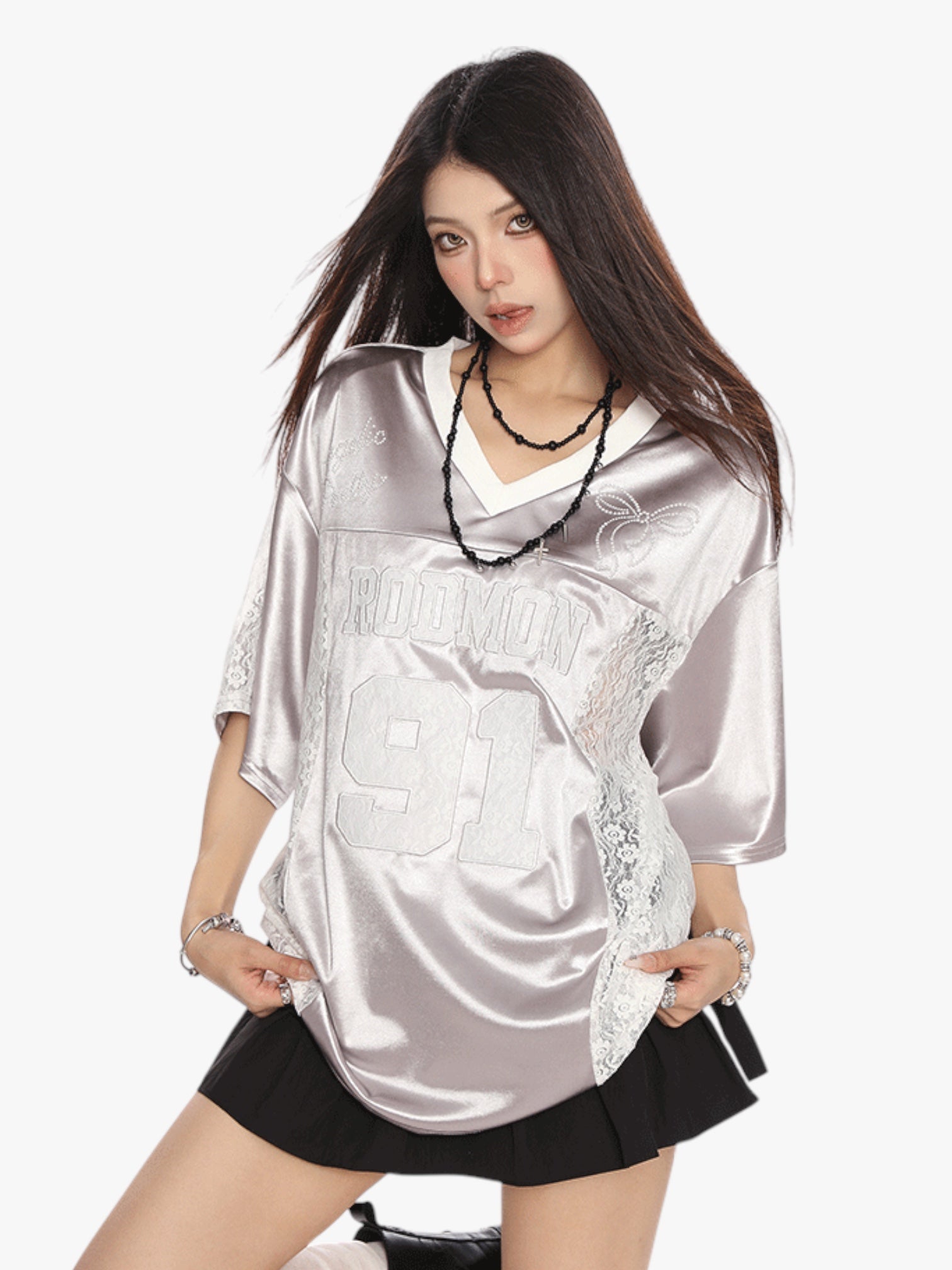 [25SS NEW ARRIVAL] GKIKZ "RODMON 91" OVERSIZED JERSEY