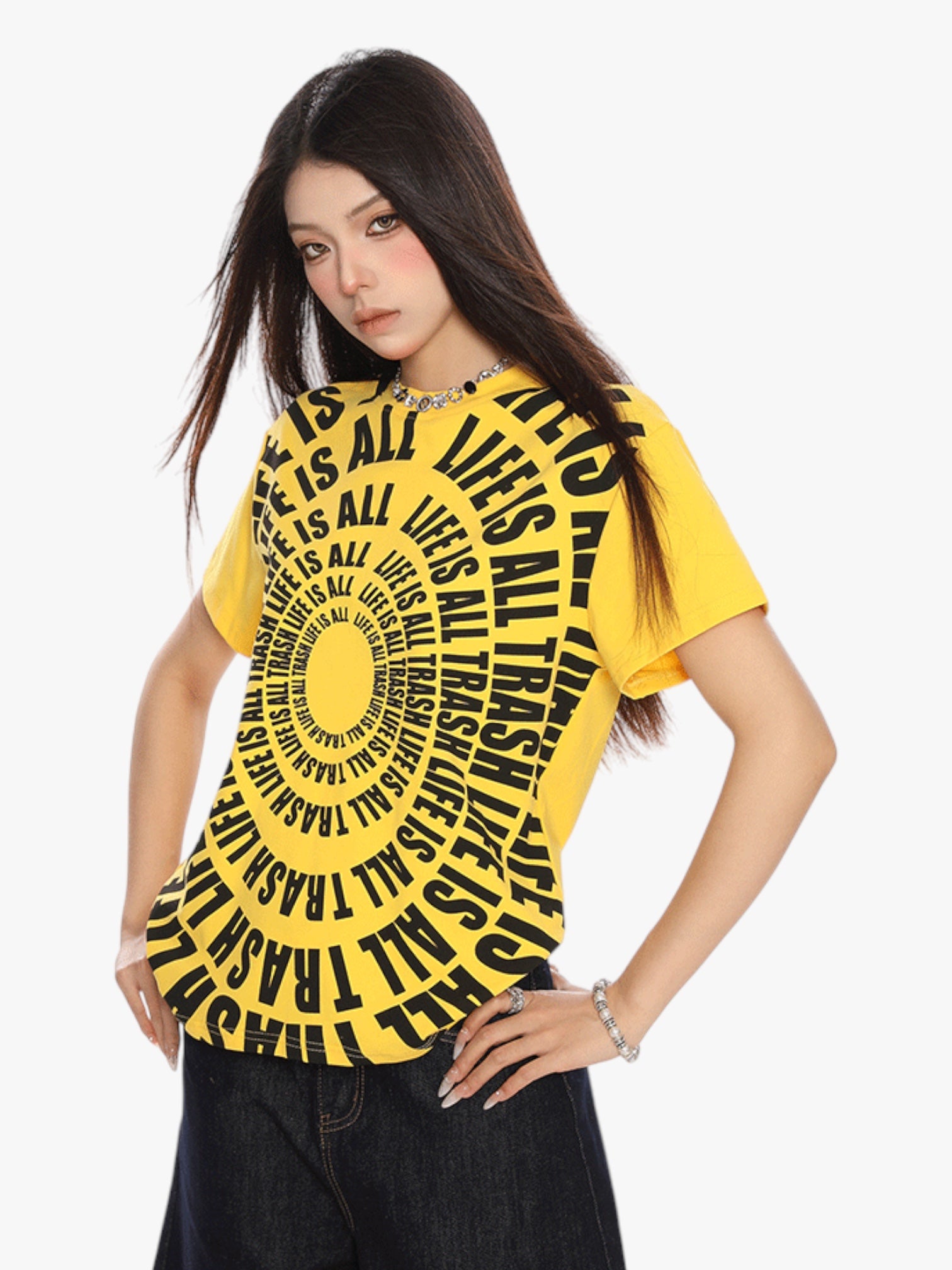 "Life Is All Trash" Retro Tees