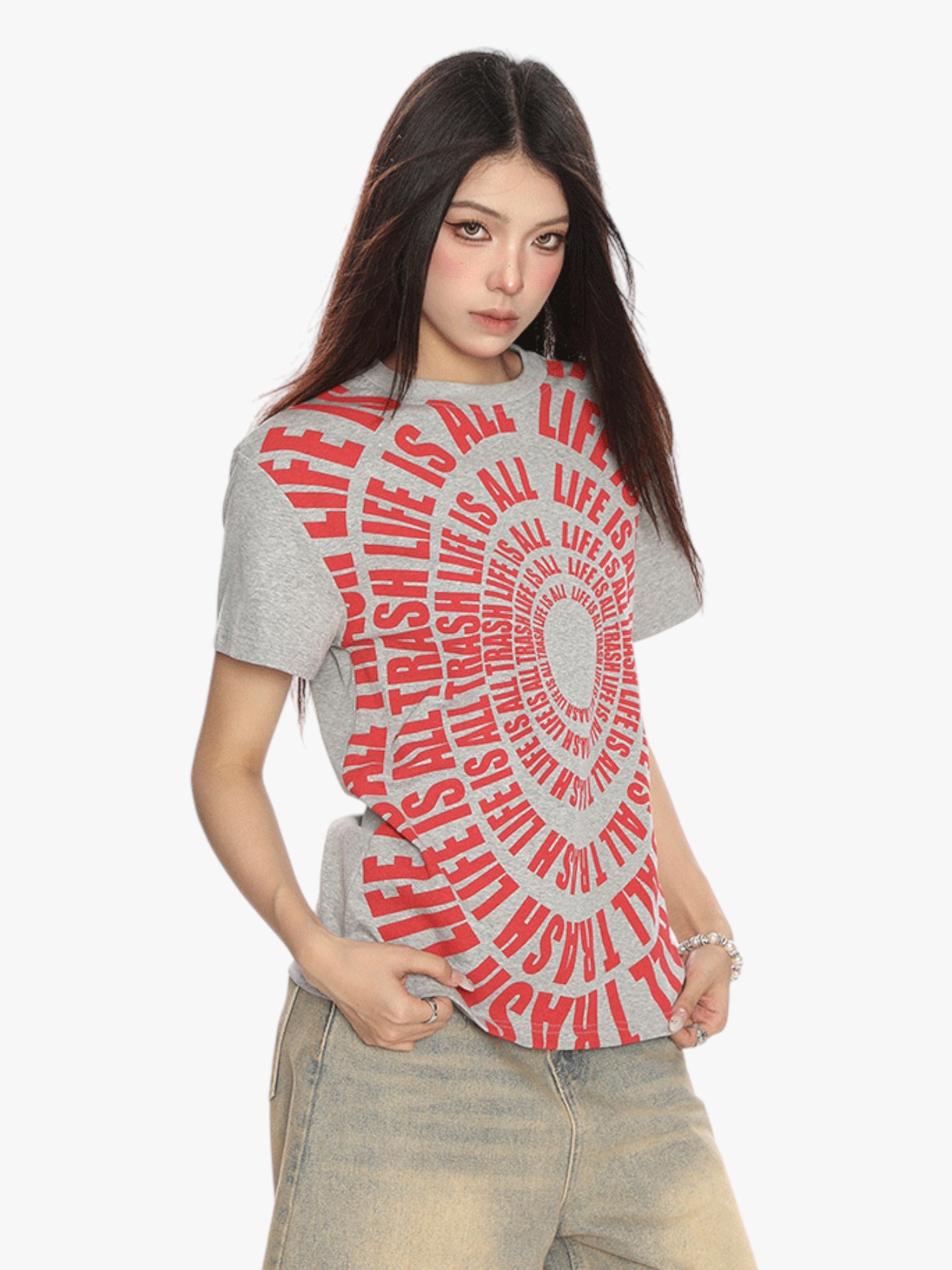 "Life Is All Trash" Retro Tees
