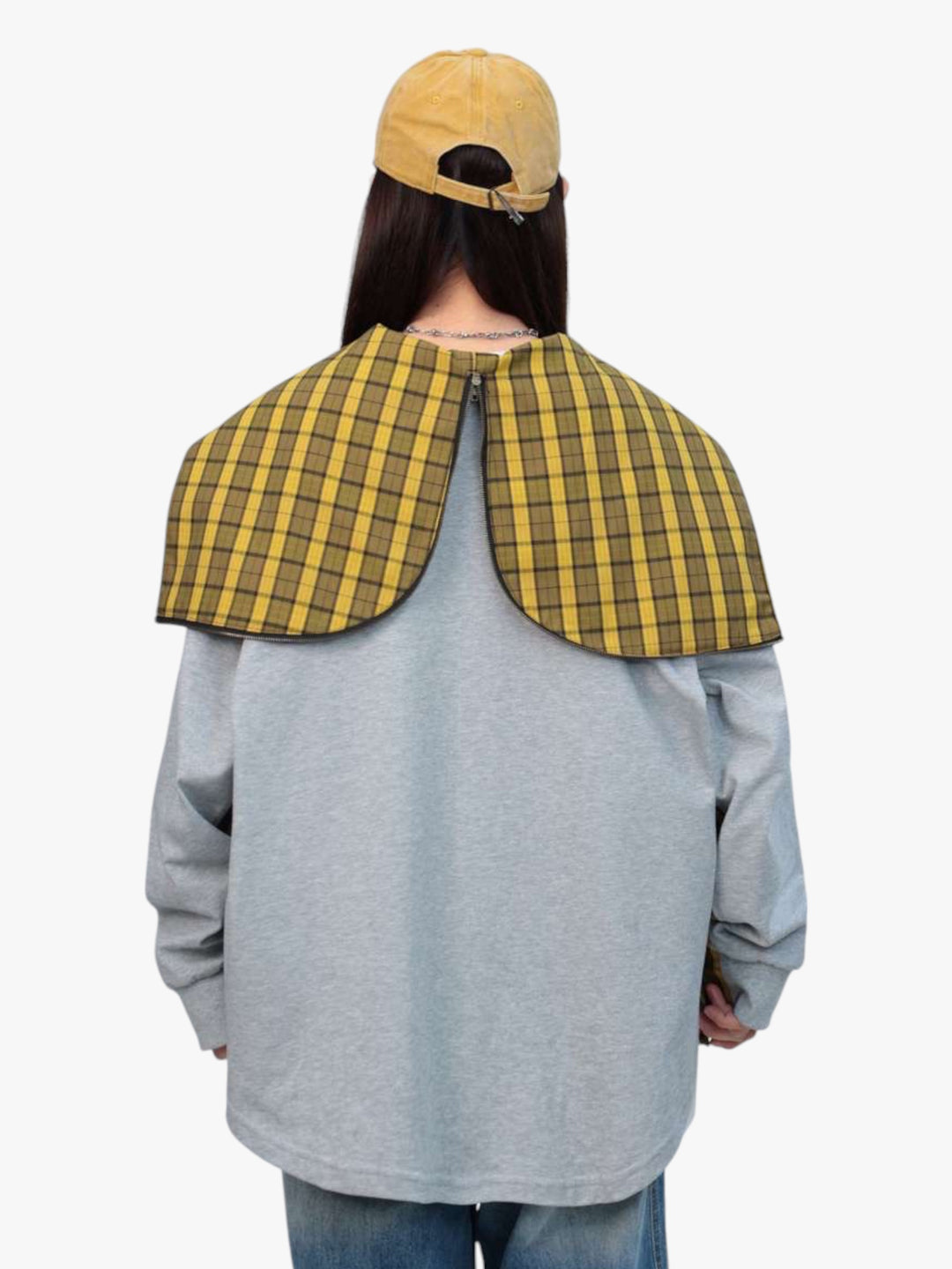 [25SS RESTOCKS] GKIKZ PREMIUM COTTON PLAID SPLITTABLE HOODED JACKET