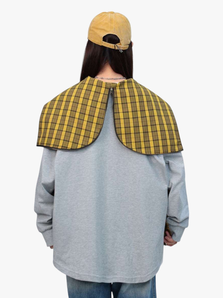 [25SS RESTOCKS] GKIKZ PREMIUM COTTON PLAID SPLITTABLE HOODED JACKET