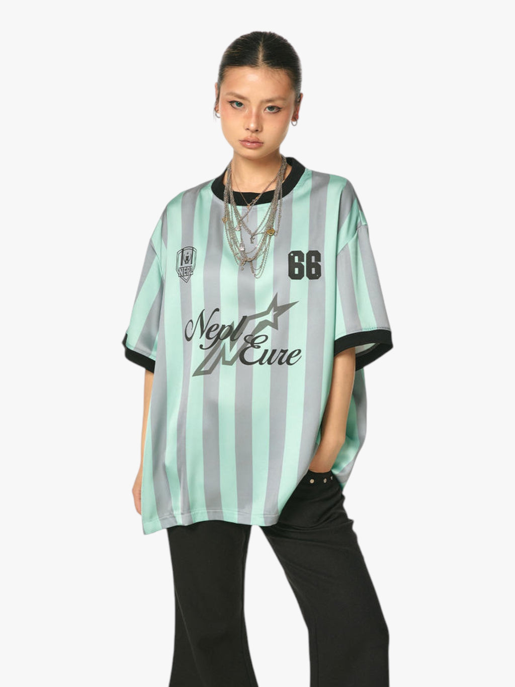Retro Contrast 66 Stripes Jersey