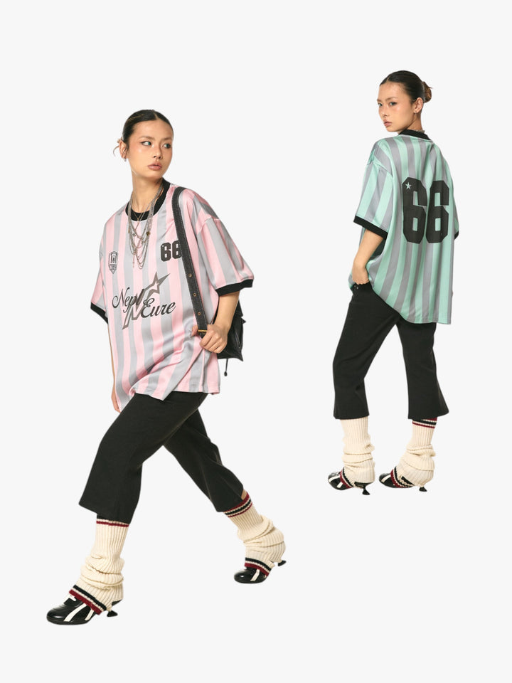 GKIKZ RETRO CONTRAST 66 STRIPES JERSEY