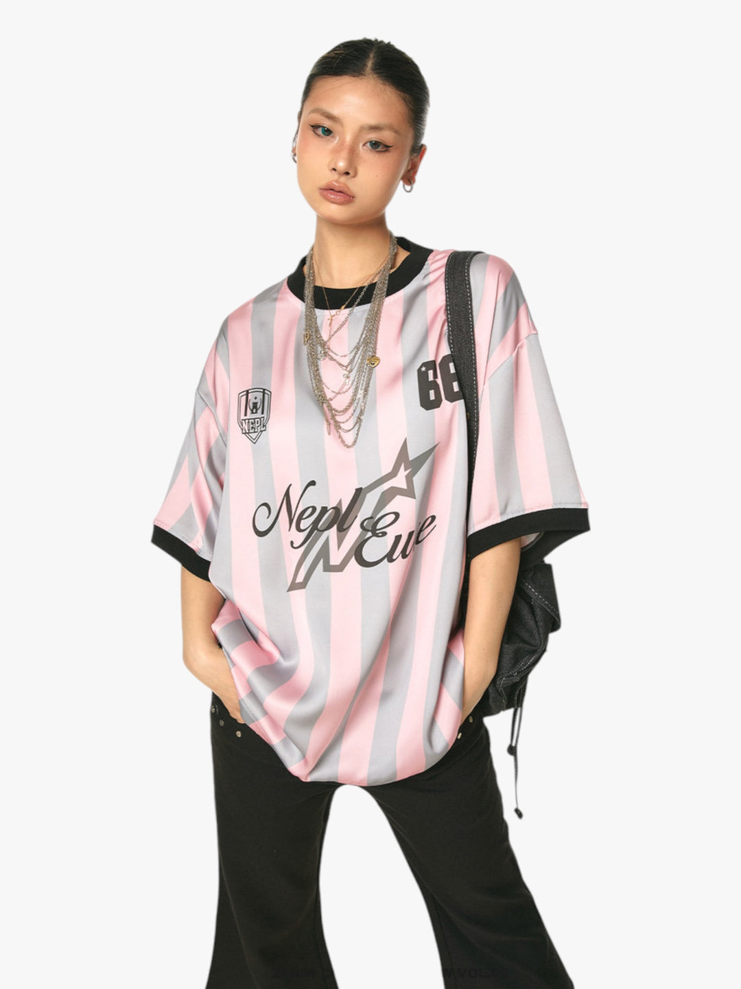 GKIKZ RETRO CONTRAST 66 STRIPES JERSEY