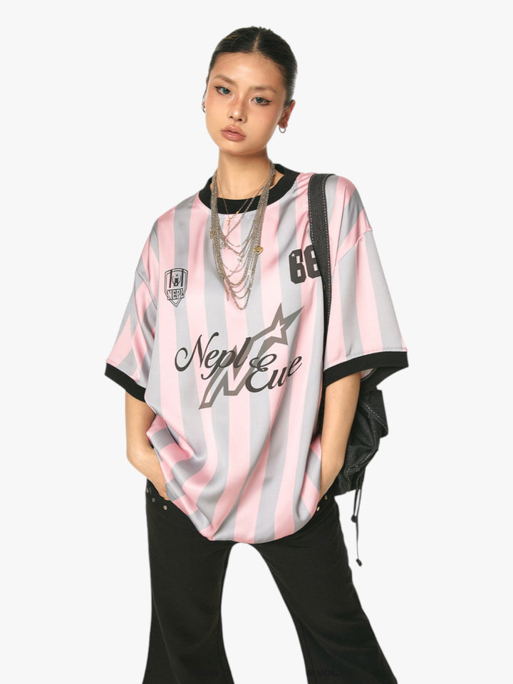 GKIKZ RETRO CONTRAST 66 STRIPES JERSEY